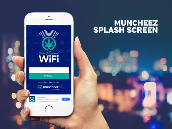 Muncheez Splash Screen | PopUp WiFi - Temporary Event WiFi