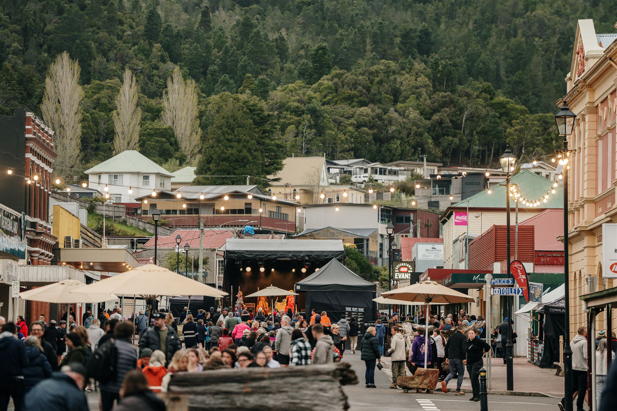 Outdoor event in Australia that used PopUp WiFi Event Internet For Hire To connect back of house operations.