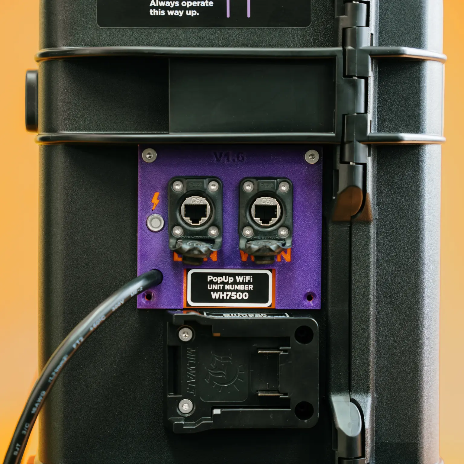 1 x LAN port, 1 x WAN port