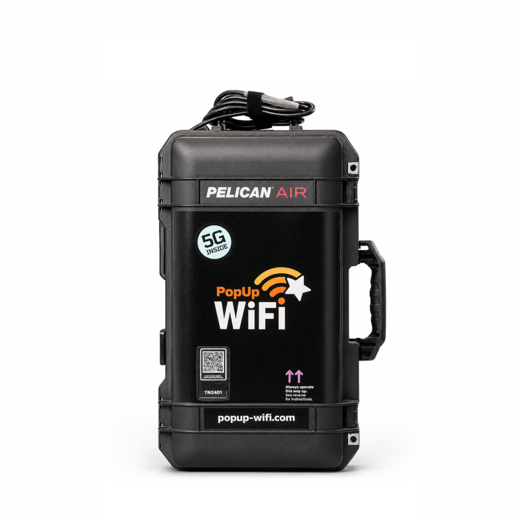 PopUp WiFi Titan unit event WiFi for hire