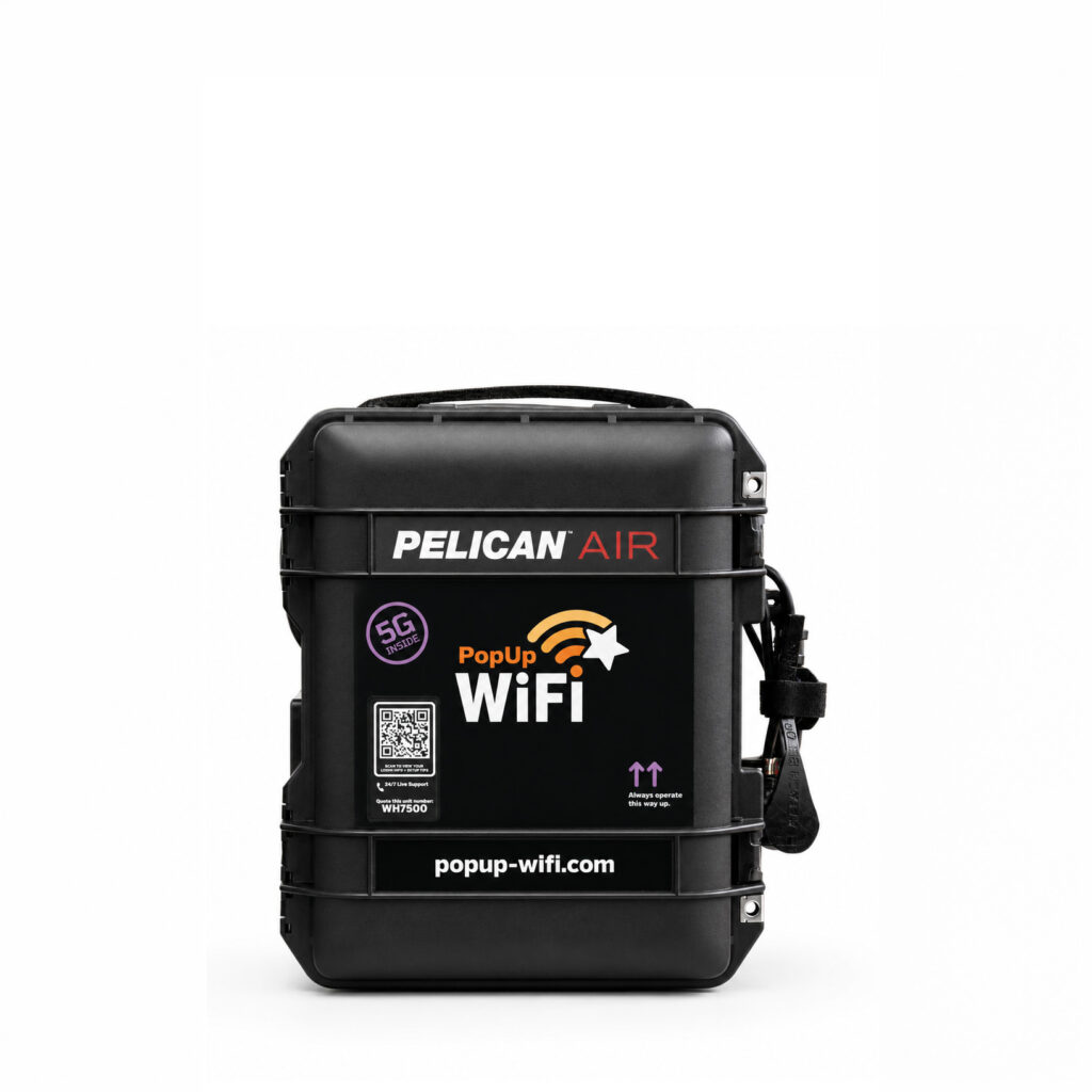 PopUp WiFi Workhorse unit event WiFi for hire